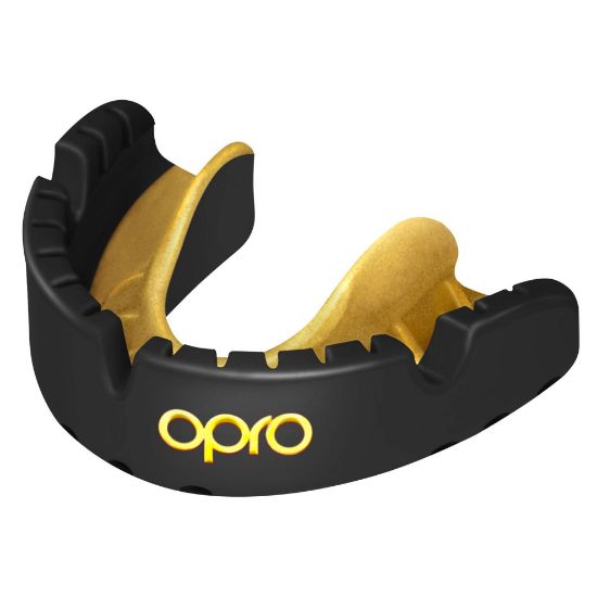 Afbeeldingen van Gold Ultra Fit Mouthguard Braces   